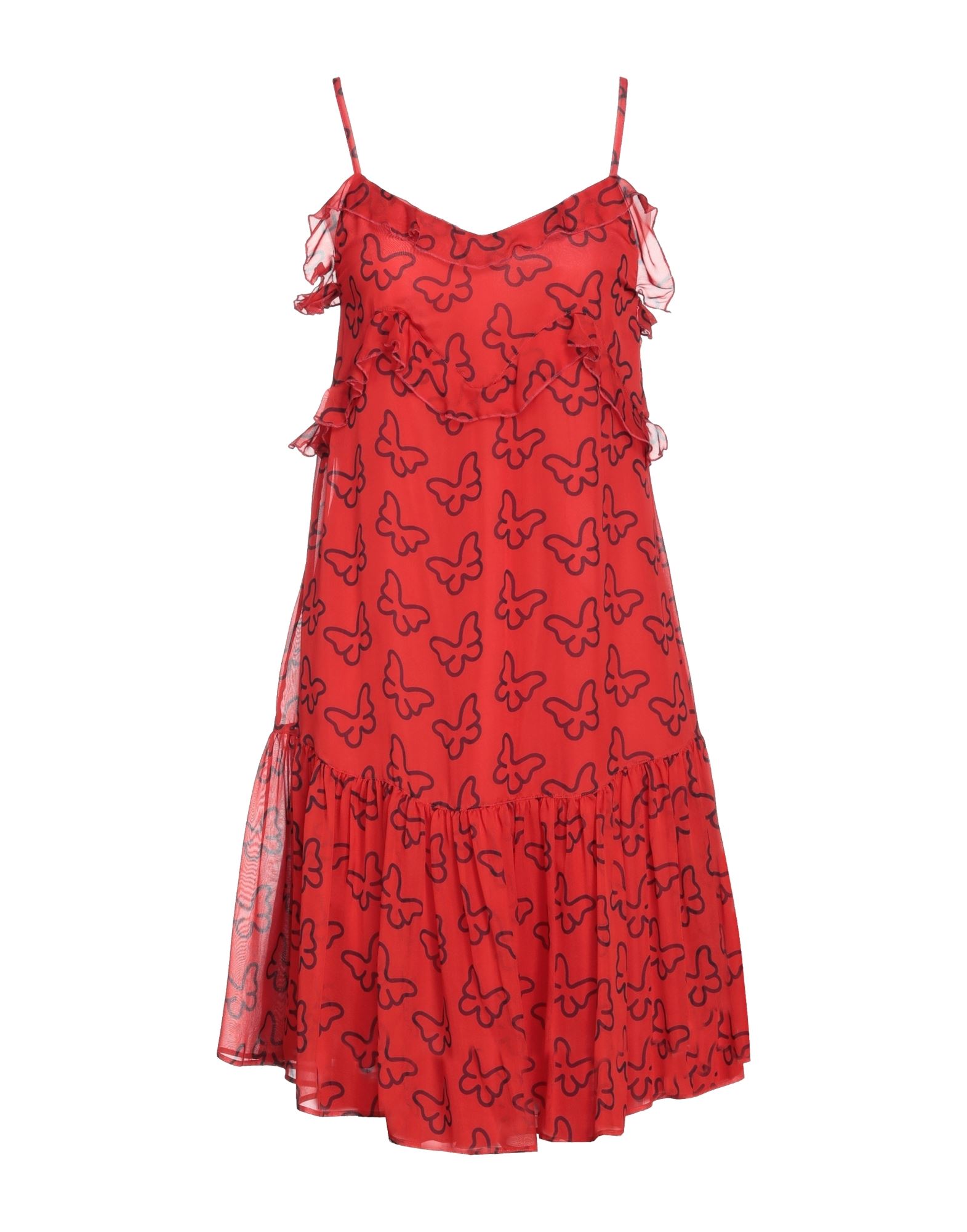 Blugirl Blumarine Short Dresses In Red