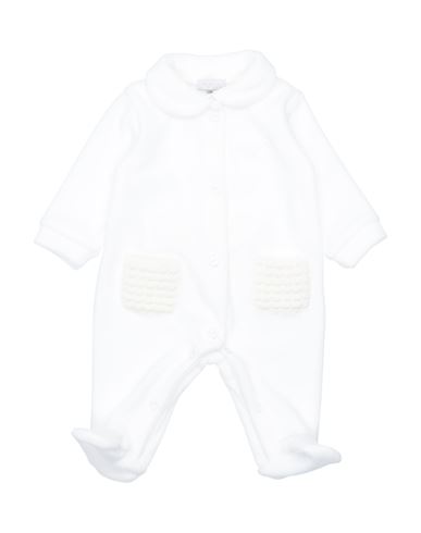 Nanán Newborn Girl Baby Jumpsuits & Overalls Ivory Size 0 Cotton, Polyester In White