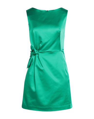 P.a.r.o.s.h P. A.r. O.s. H. Woman Mini Dress Emerald Green Size M Acetate, Polyamide, Elastane