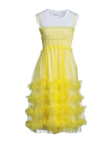 P.a.r.o.s.h P. A.r. O.s. H. Woman Midi Dress Yellow Size Xs Polyamide, Cotton