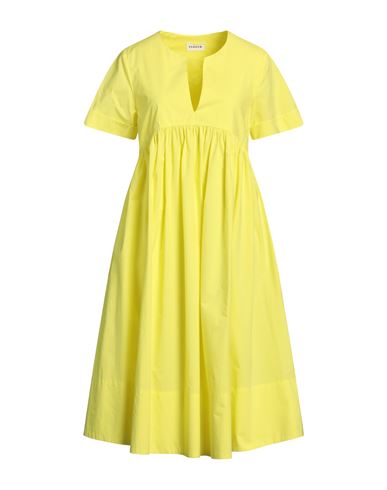P.a.r.o.s.h P. A.r. O.s. H. Woman Midi Dress Yellow Size S Cotton