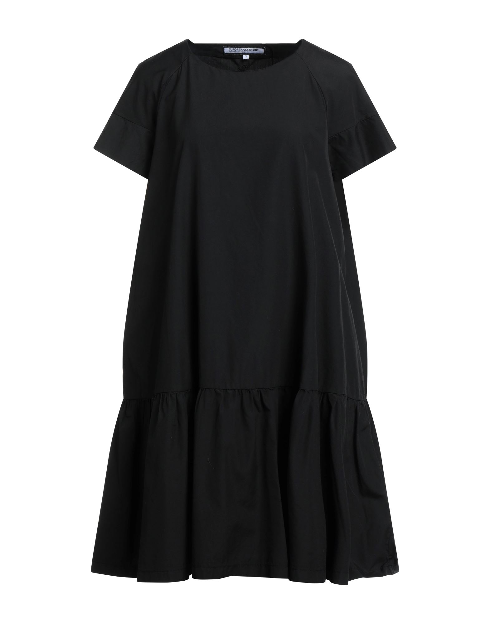 European Culture Short Dresses In Black