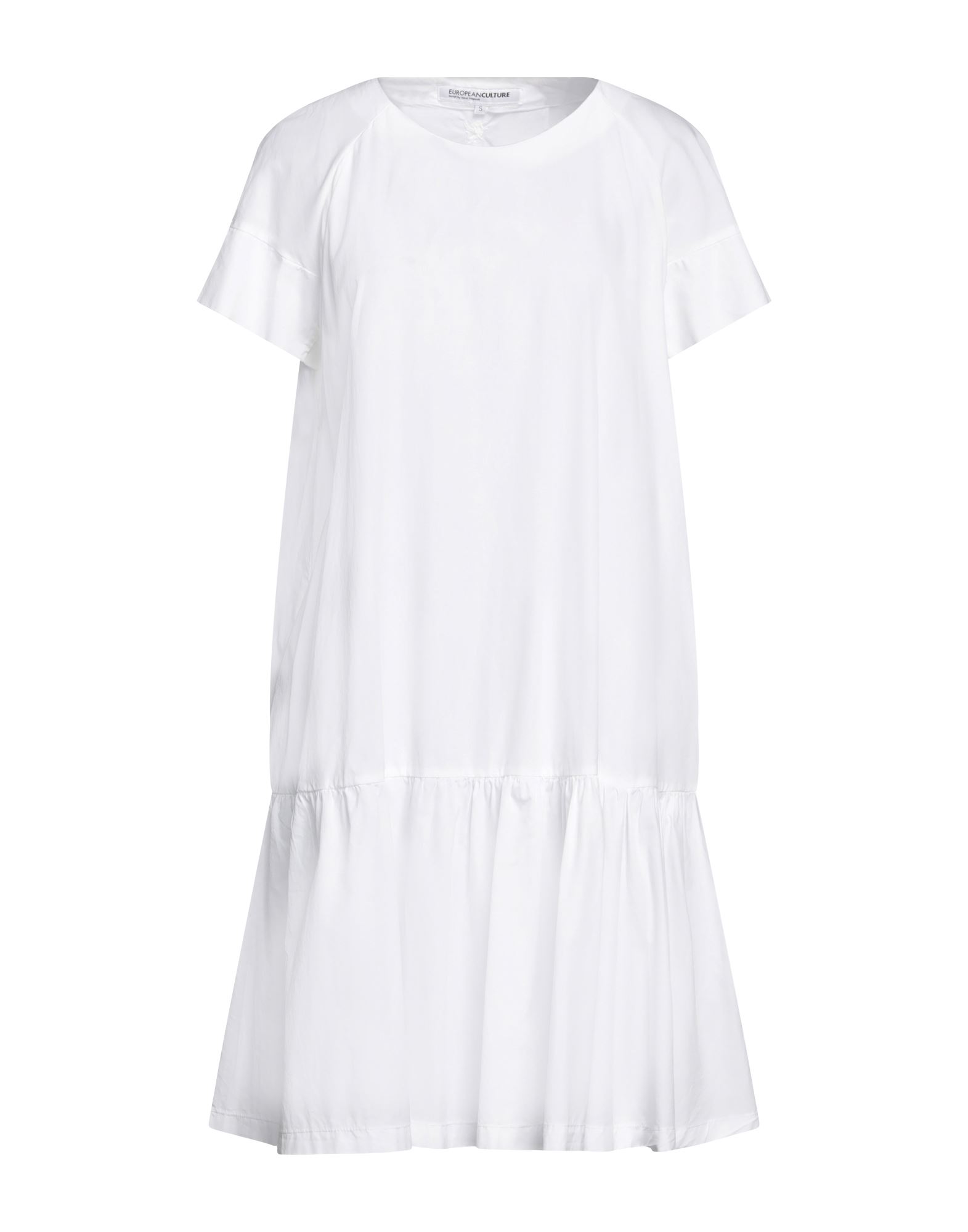 European Culture Short Dresses In White