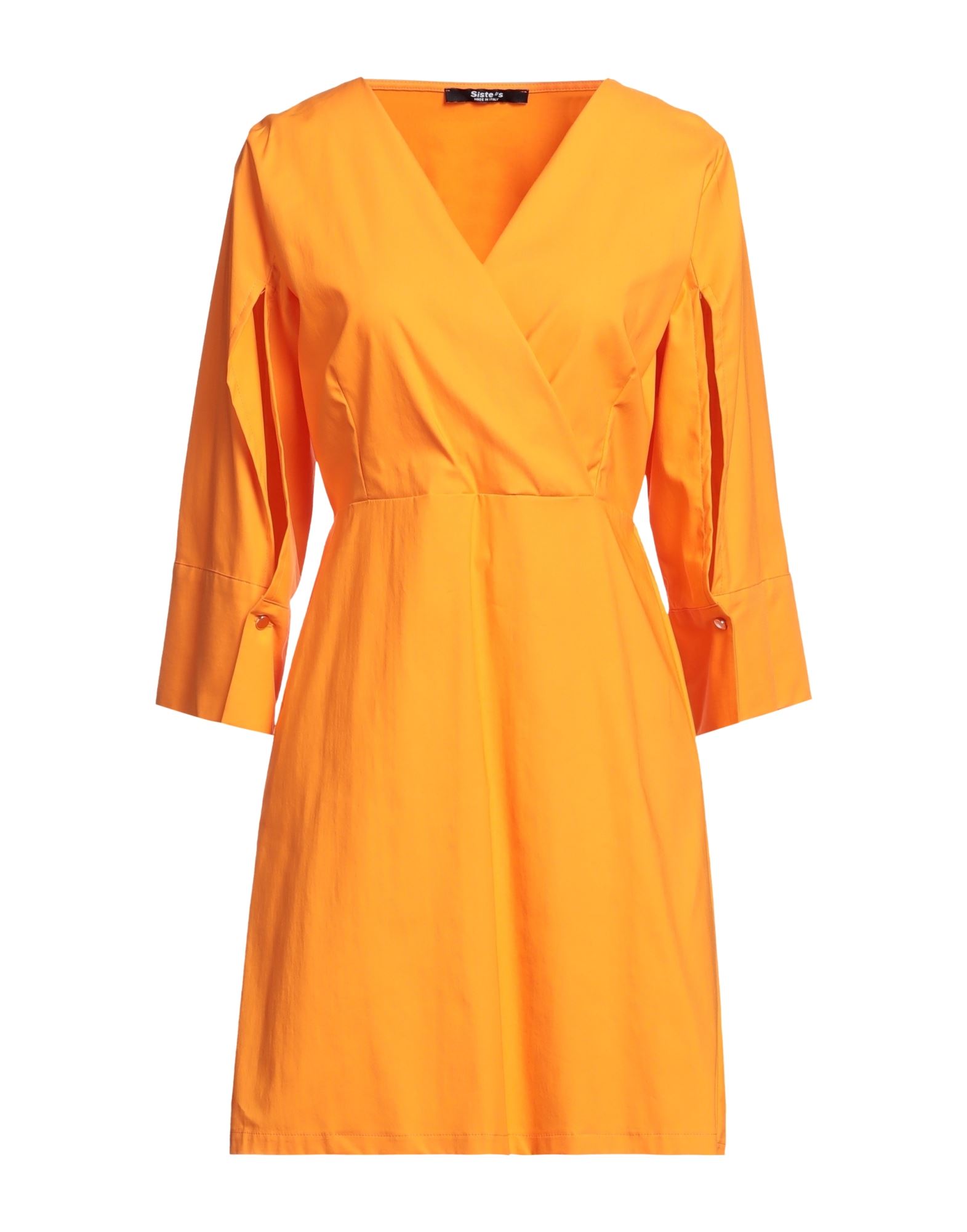 Siste's Short Dresses In Orange