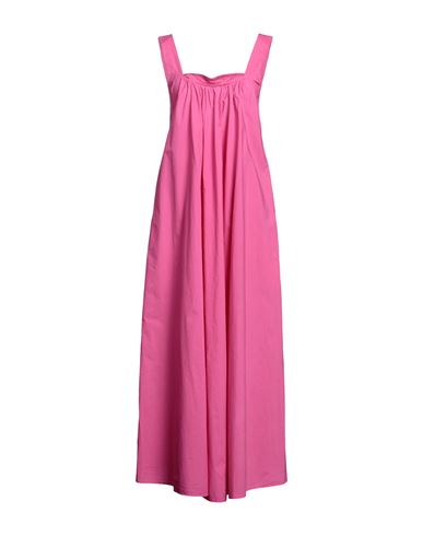 Alessia Santi Woman Long Dress Fuchsia Size 6 Cotton In Pink