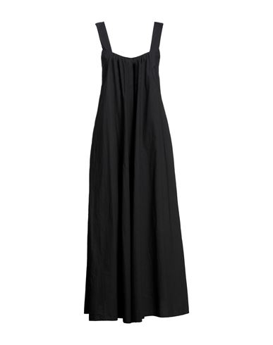 Alessia Santi Woman Long Dress Black Size 8 Cotton