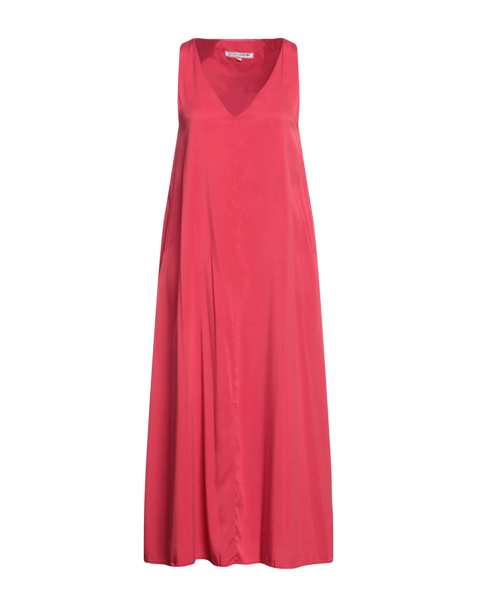 European Culture Midi Dresses In Pink