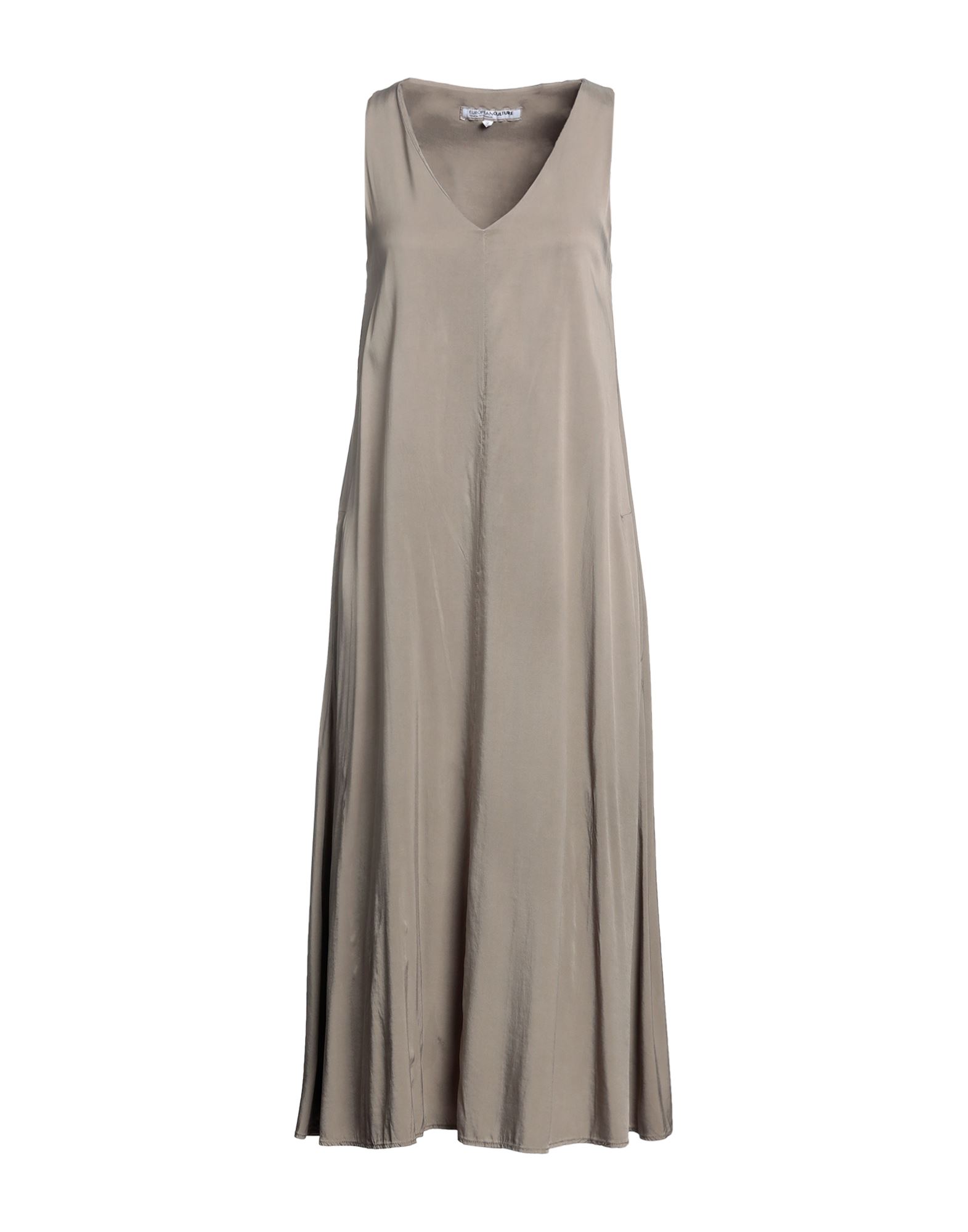 European Culture Midi Dresses In Green
