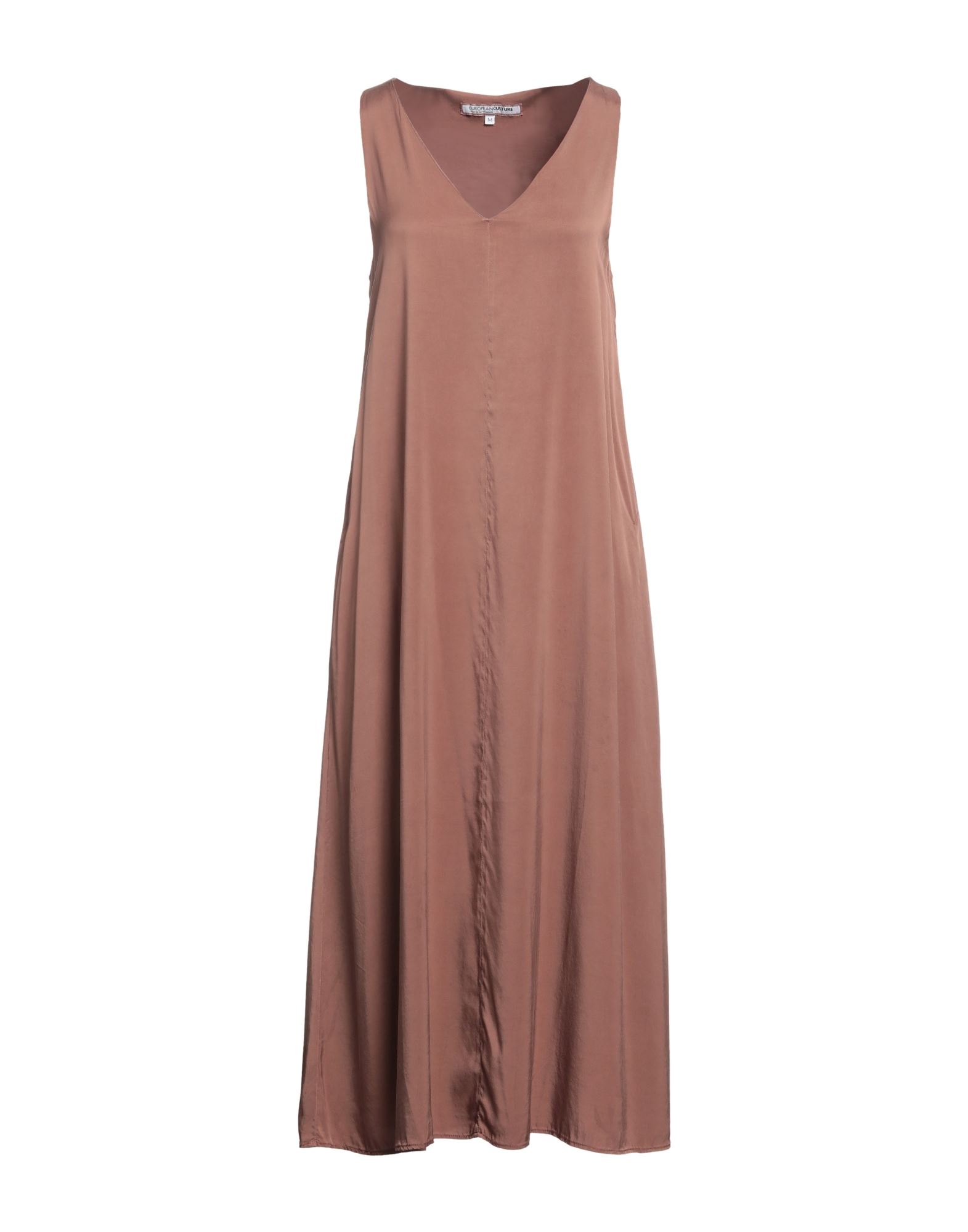 European Culture Midi Dresses In Brown