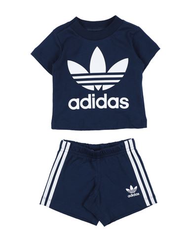 Adidas Originals Short Tee Set Newborn Baby Set Midnight Blue Size 3 Cotton