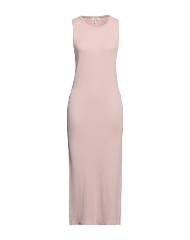 Rag & Bone Woman Midi Dress Light Pink Size M Pima Cotton, Elastane