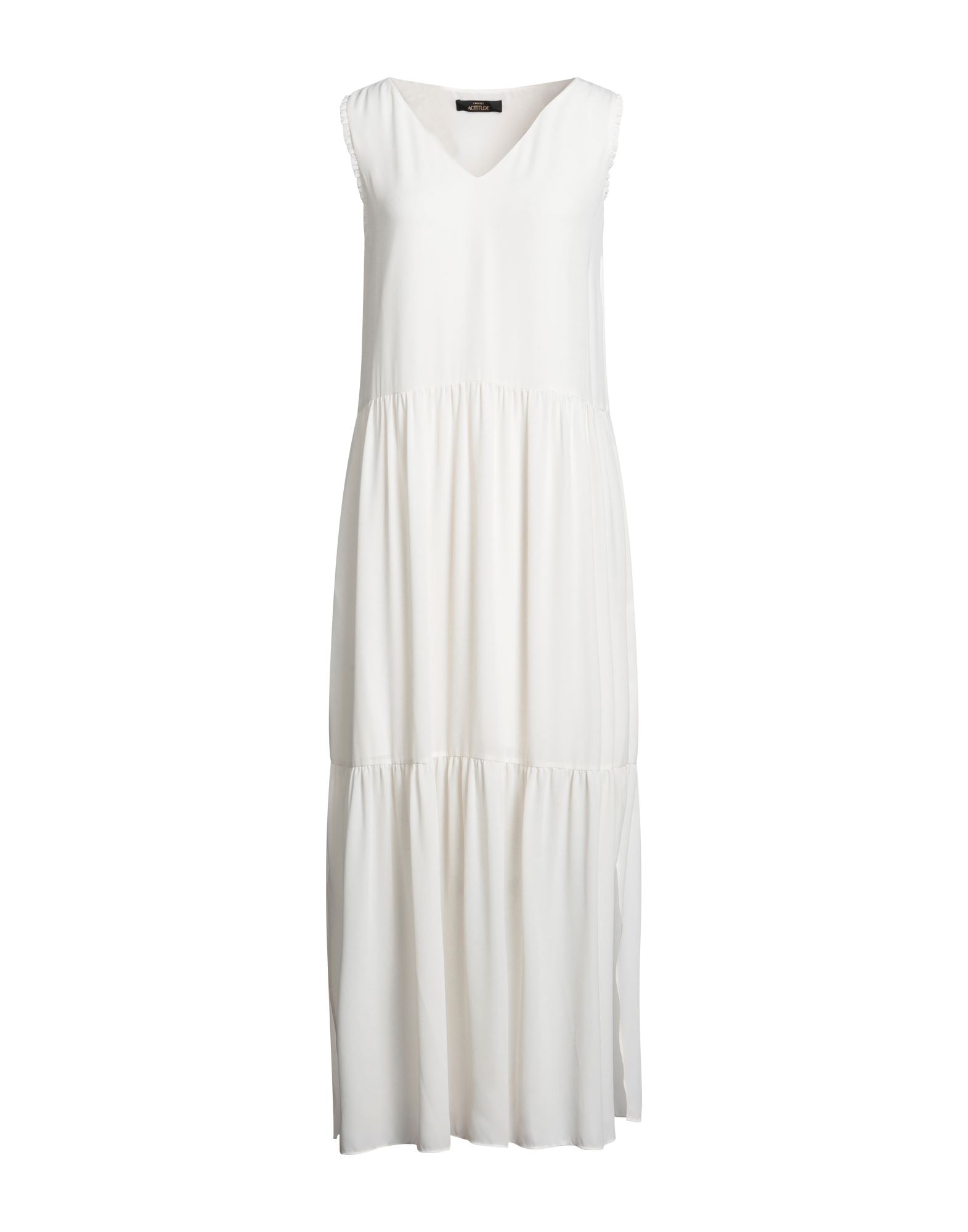 Actitude By Twinset Long Dresses In Ivory