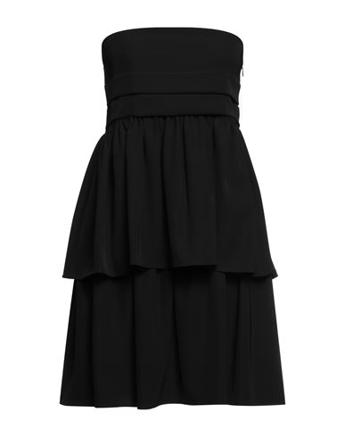 Marc Ellis Woman Mini Dress Black Size 10 Polyester, Elastane