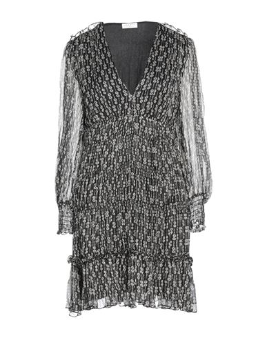 Woman Mini dress Black Size M Polyester, Elastic fibres