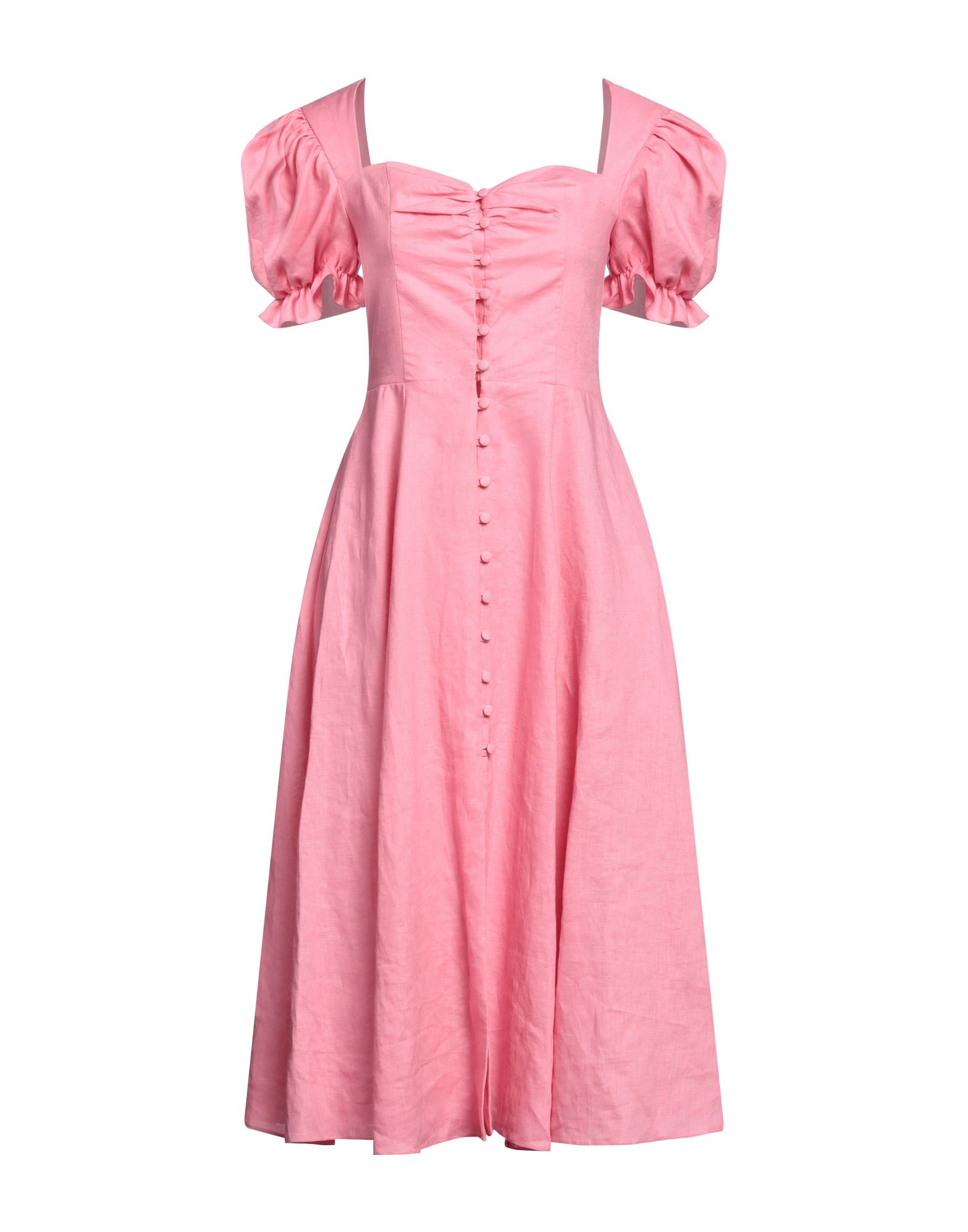 Actualee Midi Dresses In Pink