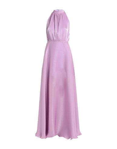 Actualee Woman Long Dress Lilac Size 6 Polyester In Purple
