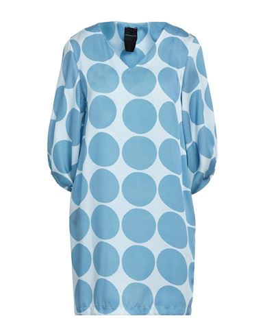 Marc Ellis Woman Short Dress Azure Size Xs Polyester In Blue