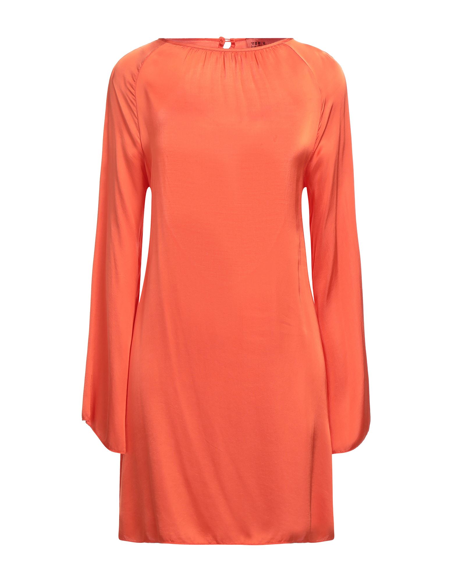 Berna Short Dresses In Orange