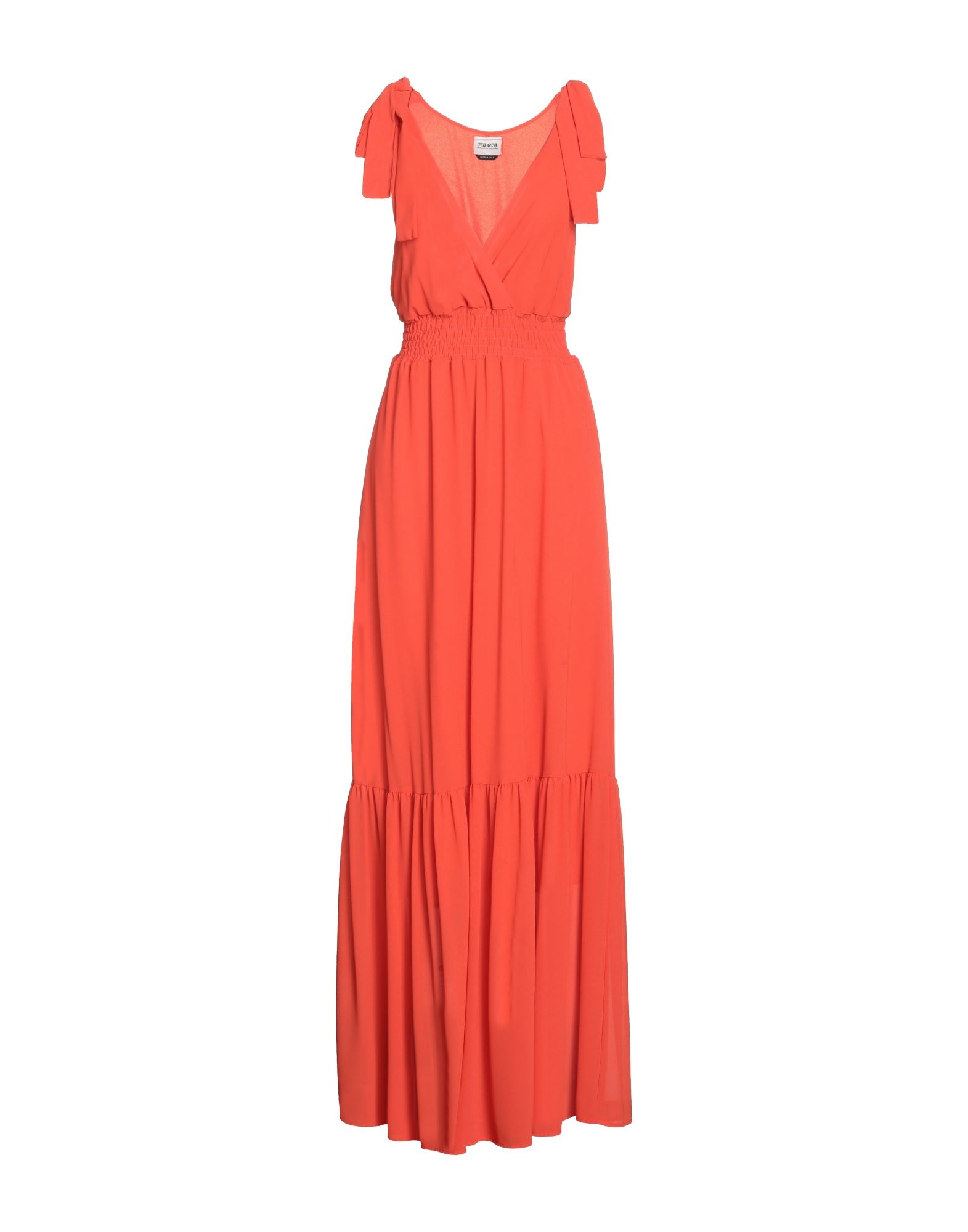 Berna Long Dresses In Orange