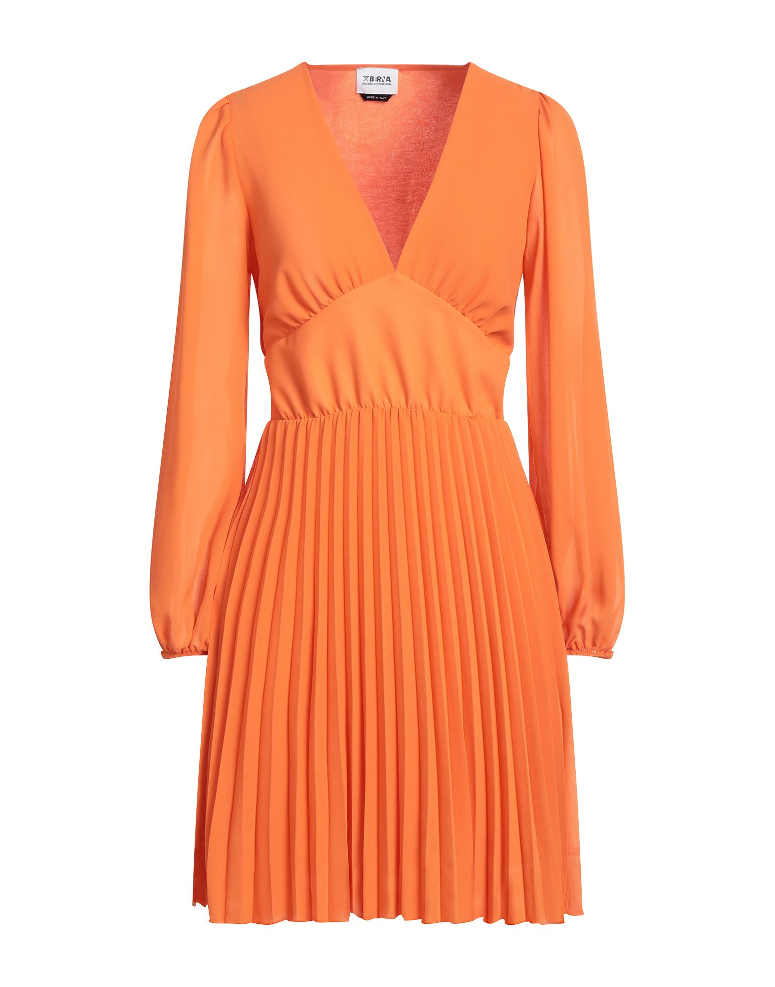 Berna Short Dresses In Orange