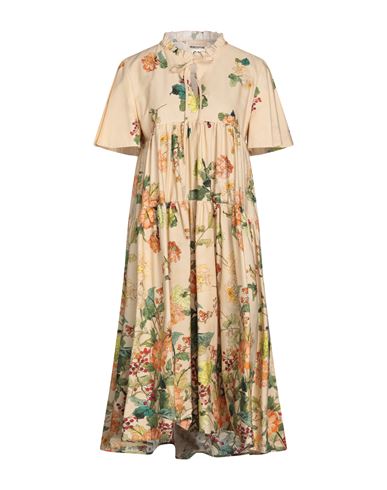 Vestido midi Mujer Beige 38 Mujer