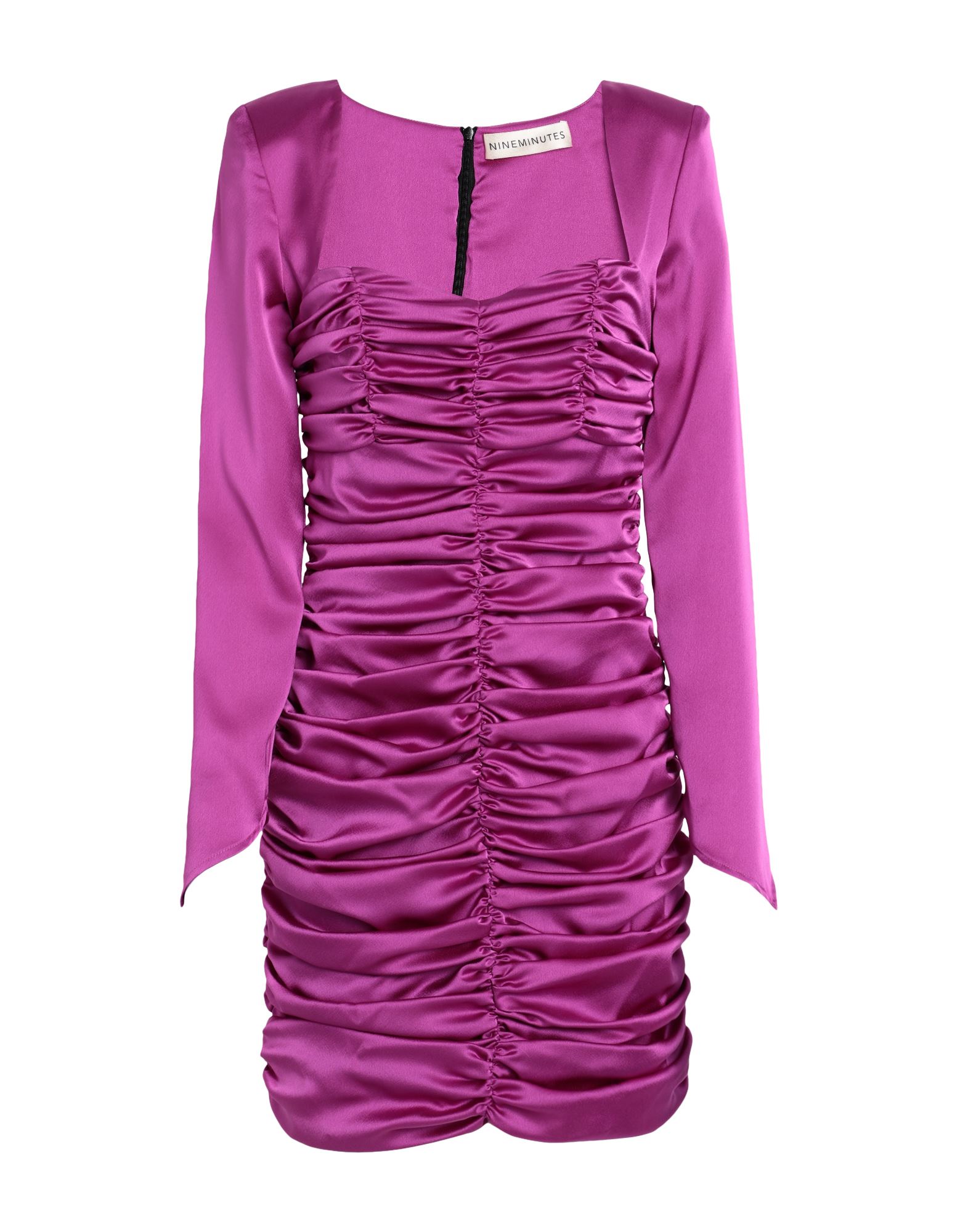 Shop Nineminutes Woman Mini Dress Light Purple Size 8 Polyester, Elastane