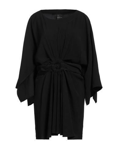 Shop Marc Ellis Woman Mini Dress Black Size 8 Viscose, Polyester