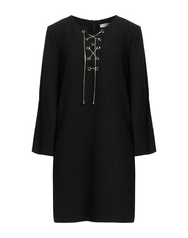 Simona Corsellini Woman Mini Dress Black Size 12 Polyester, Elastane