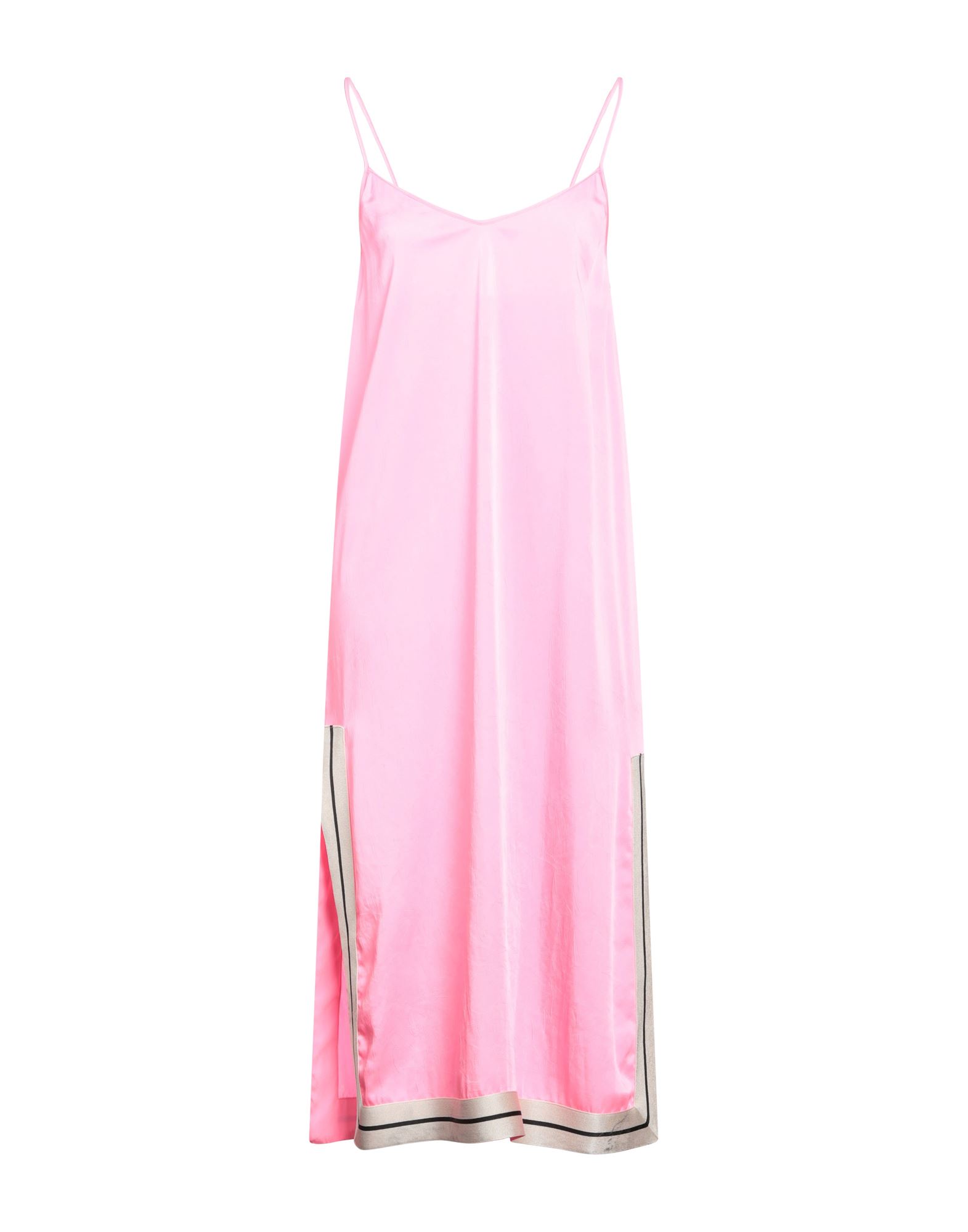 PALM ANGELS PALM ANGELS WOMAN MIDI DRESS PINK SIZE S POLYESTER