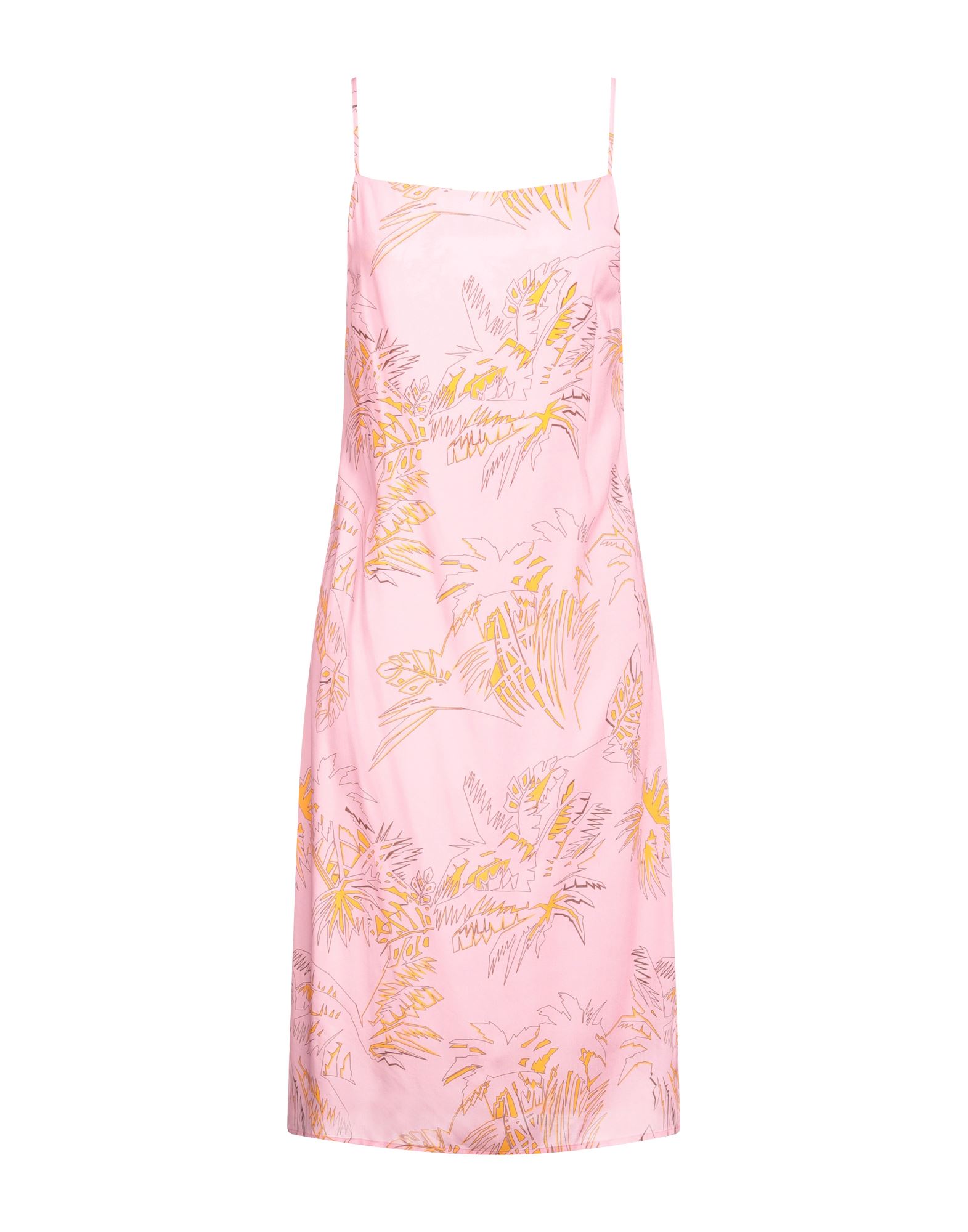 Palm Angels Dress With Graphic Print In Pink
