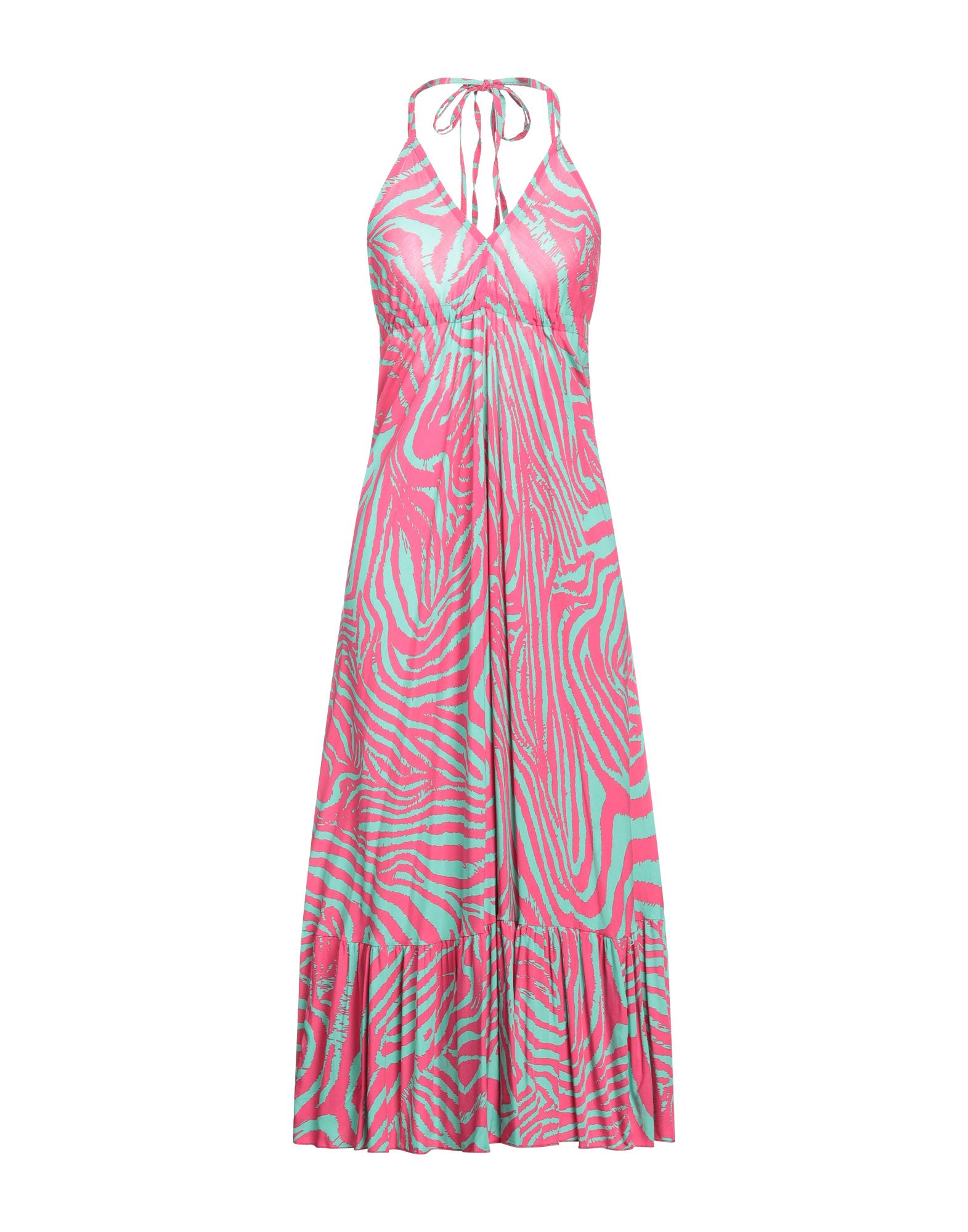 Vanessa Scott Midi Dresses In Pink