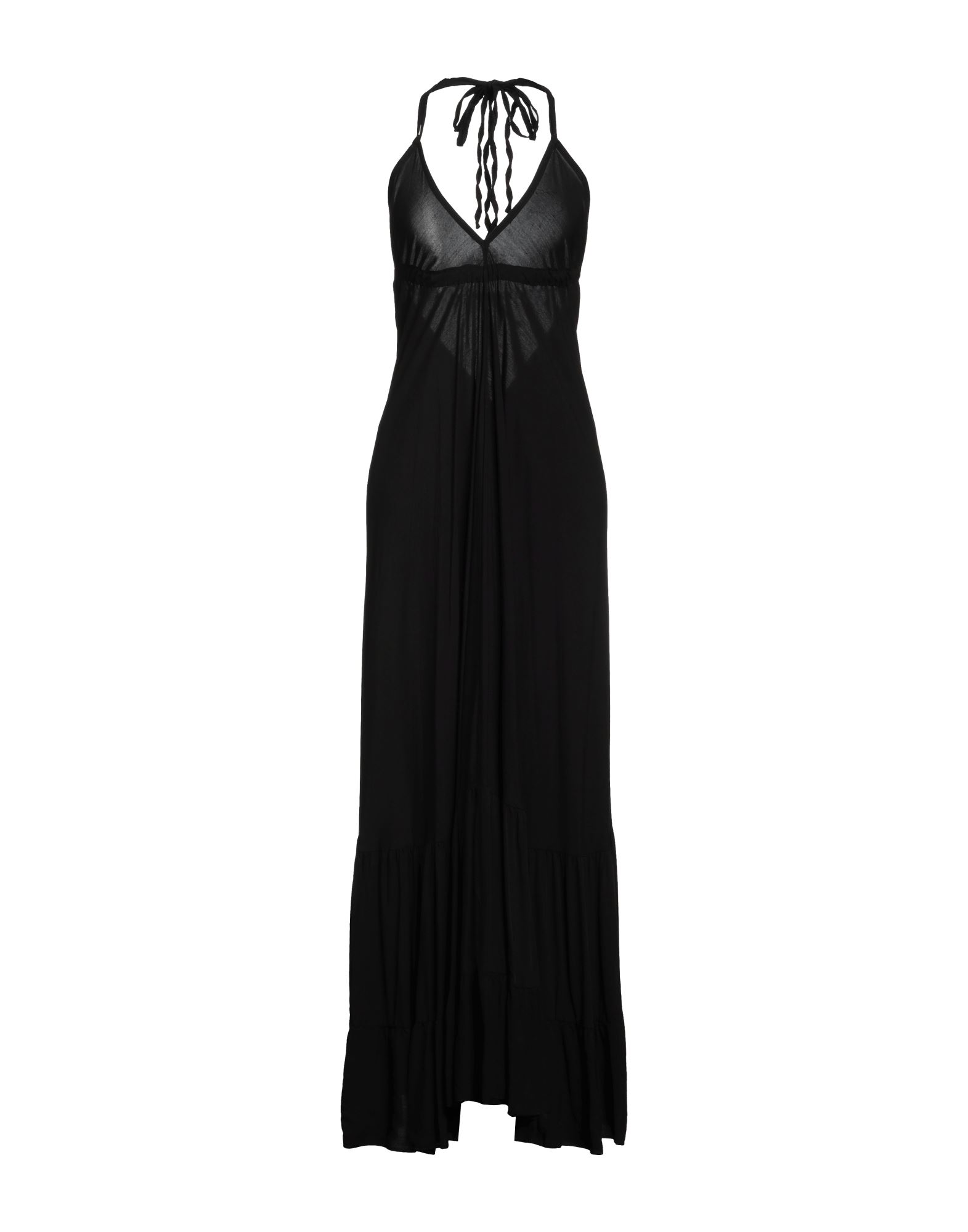 Vanessa Scott Long Dresses In Black | ModeSens