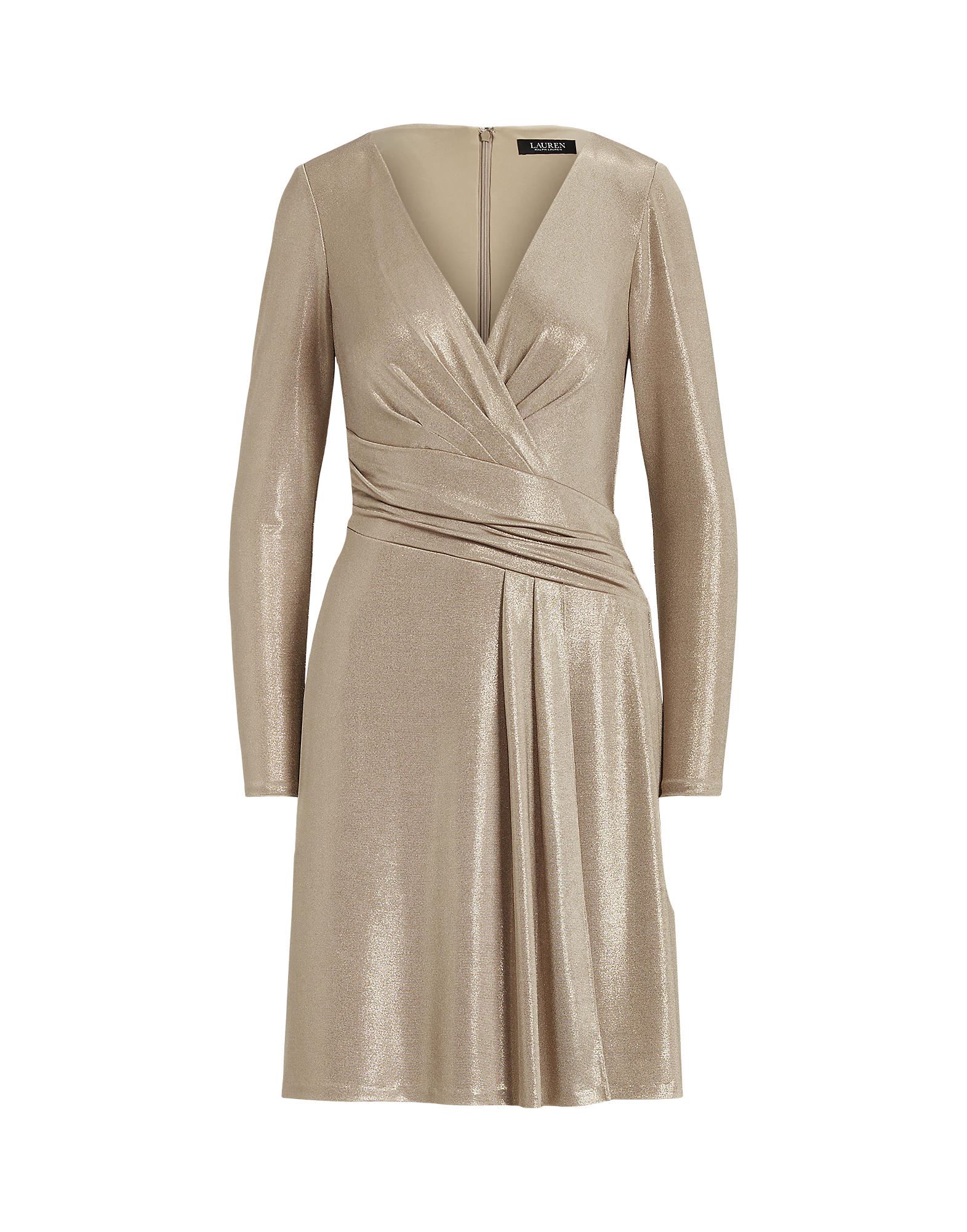 Ralph Lauren Short Dresses In Gold