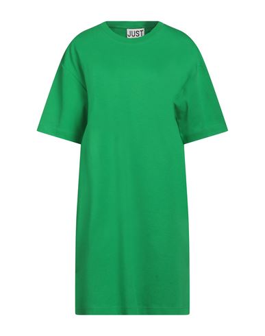Just Female Woman Short Dress Green Size S Organic Cotton