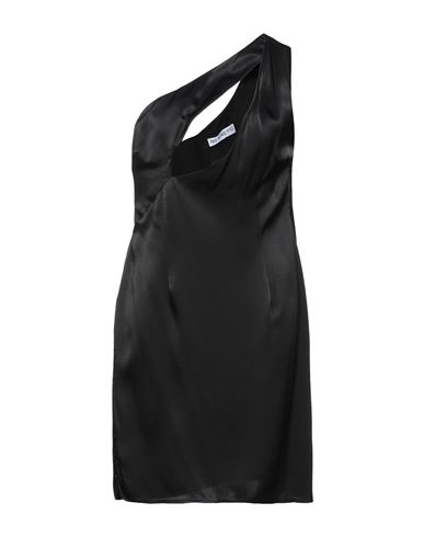 Face To Face Style Woman Short Dress Black Size 8 Viscose