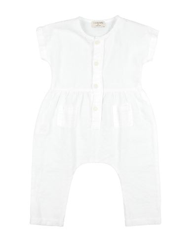 1+ In The Family 1 + In The Family Newborn Girl Baby Jumpsuits Off White Size 3 Cotton