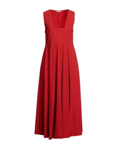 Barena Venezia Barena Woman Midi Dress Red Size 6 Cotton
