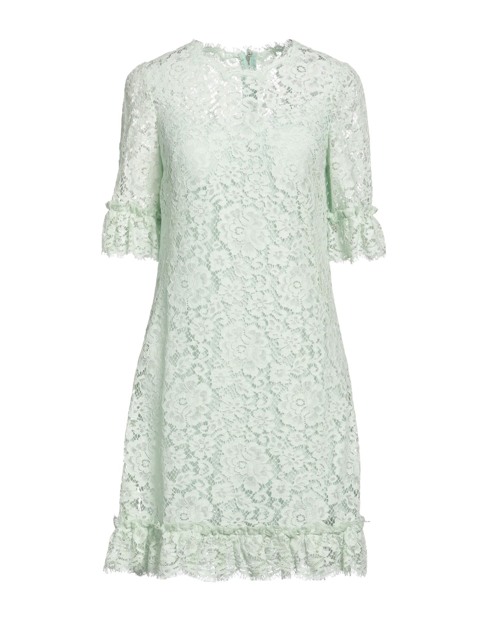 Dolce & Gabbana Short Dresses In Light Green