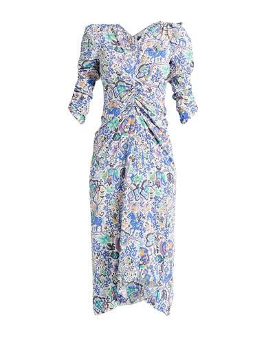 Isabel Marant Woman Maxi Dress Light Blue Size 2 Silk, Elastane