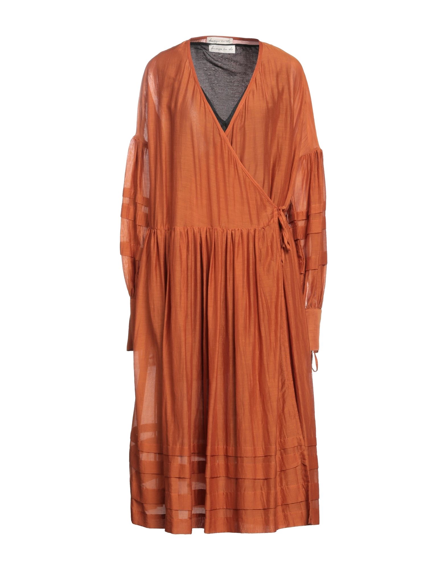 Pdr Phisique Du Role Midi Dresses In Brown