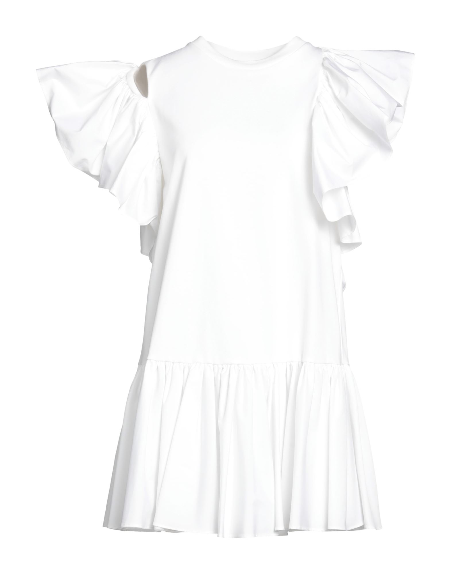 Alexander Mcqueen Short Dresses In White