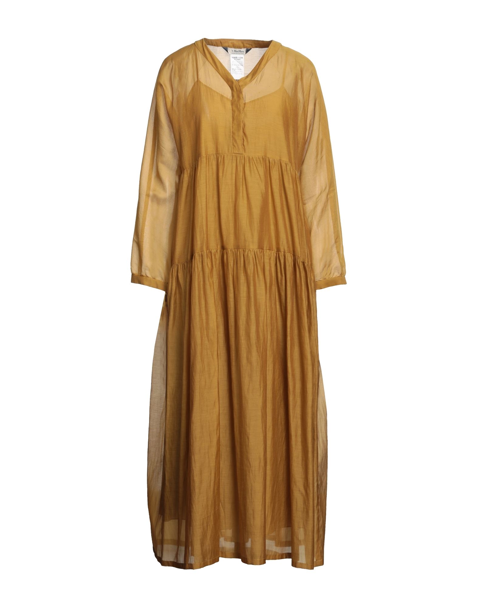 's Max Mara Long Dresses In Yellow
