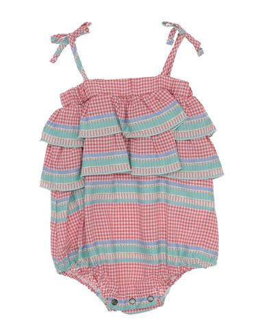 Le Petit Coco Newborn Girl Baby Bodysuit Red Size 1 Polyester, Cotton, Elastane