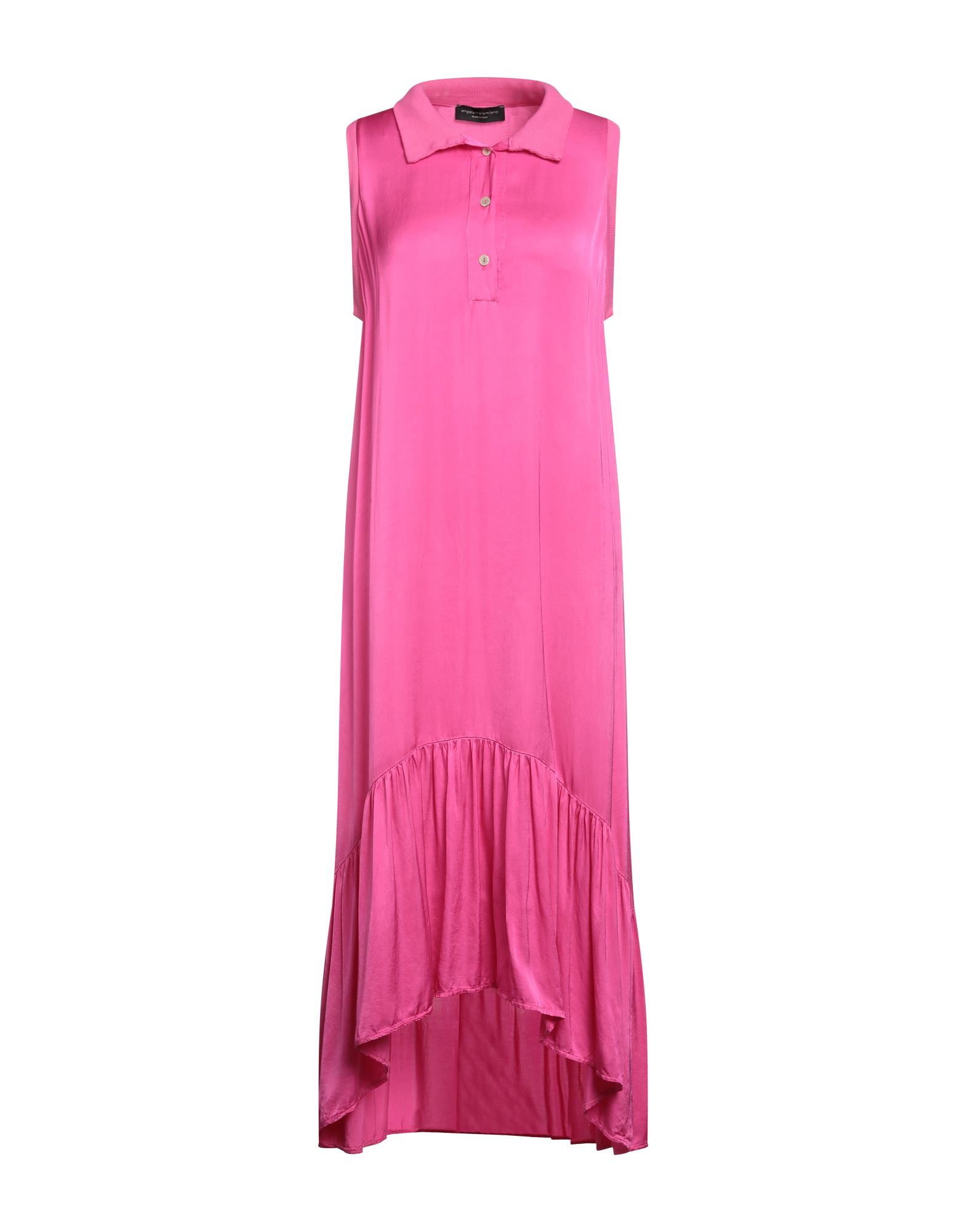 Angela Mele Milano Midi Dresses In Pink