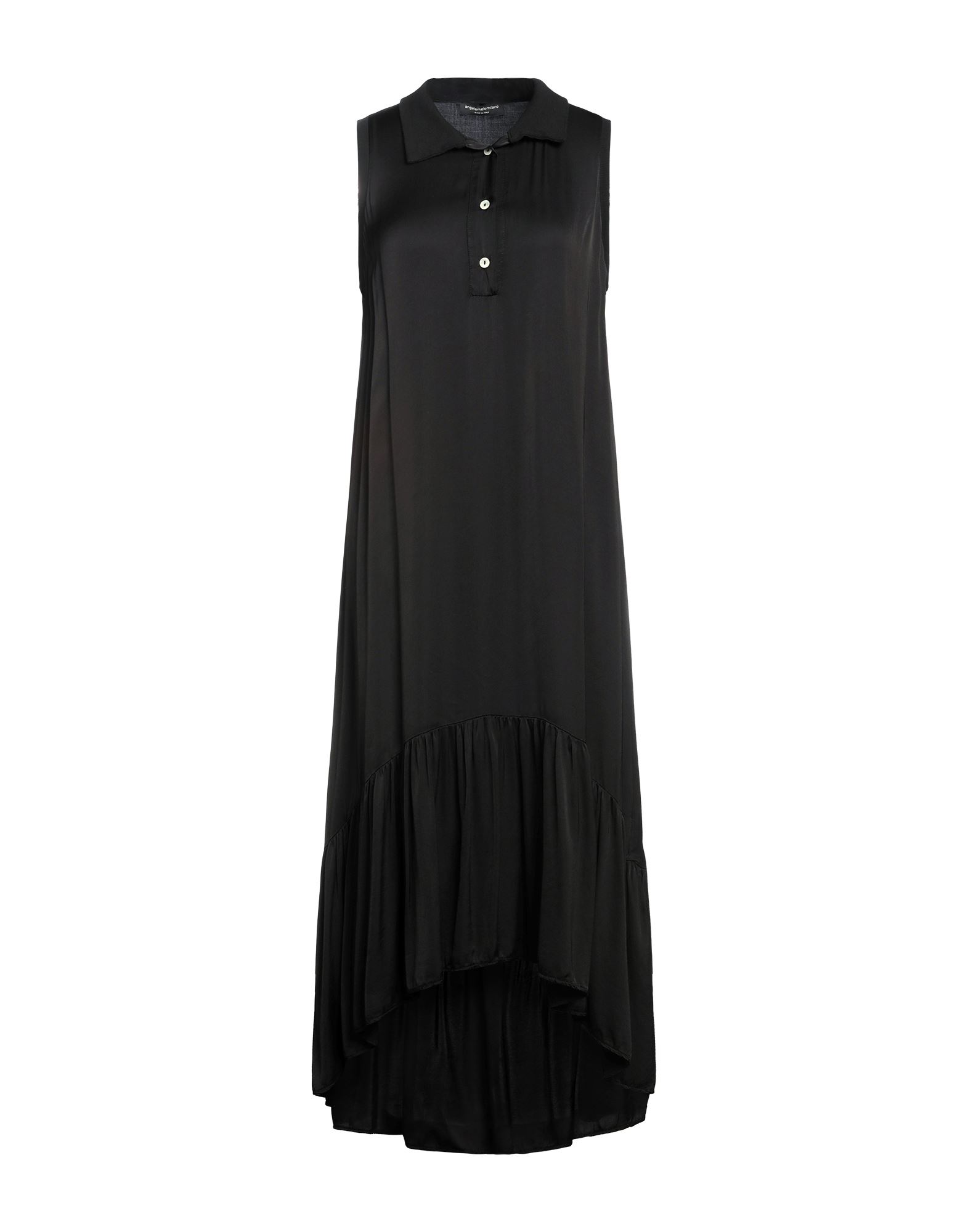 Angela Mele Milano Midi Dresses In Black