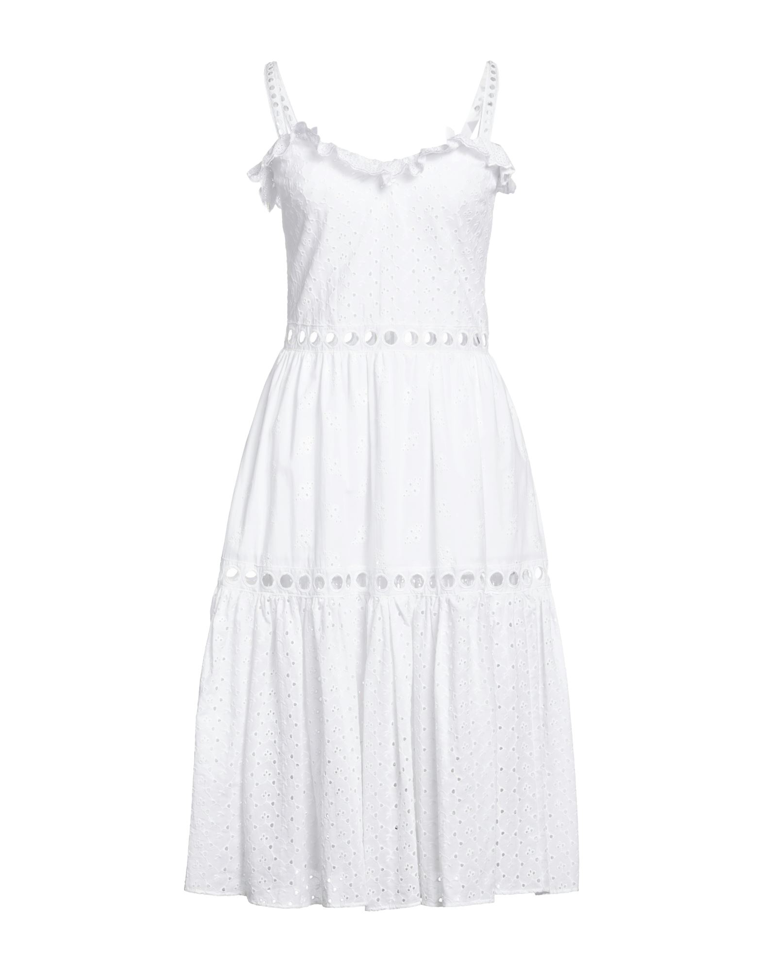 Amen Midi Dresses In White