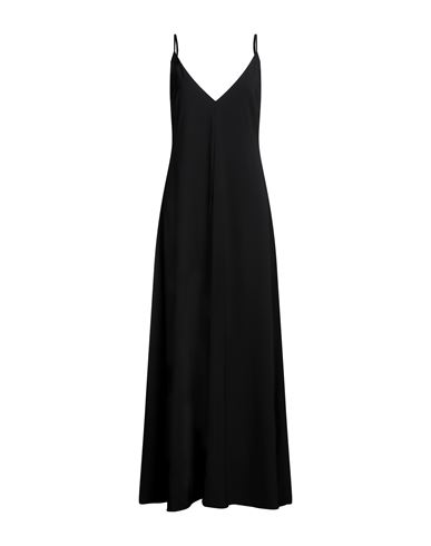 Patrizia Pepe Woman Maxi Dress Black Size 8 Polyester, Elastane