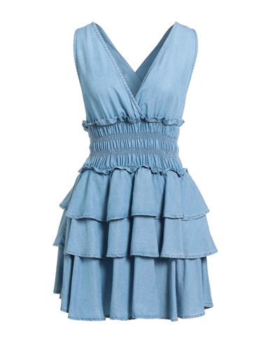 Gaelle Paris Gaëlle Paris Woman Mini Dress Blue Size 6 Lyocell