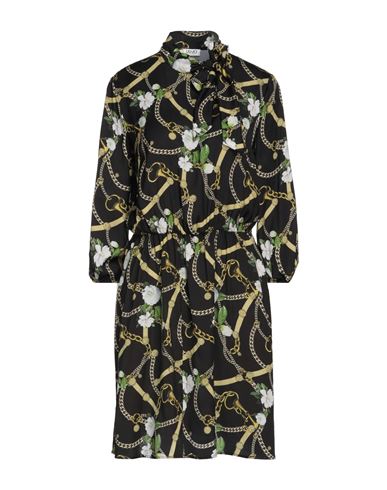 Liu •jo Woman Mini Dress Black Size 10 Polyester