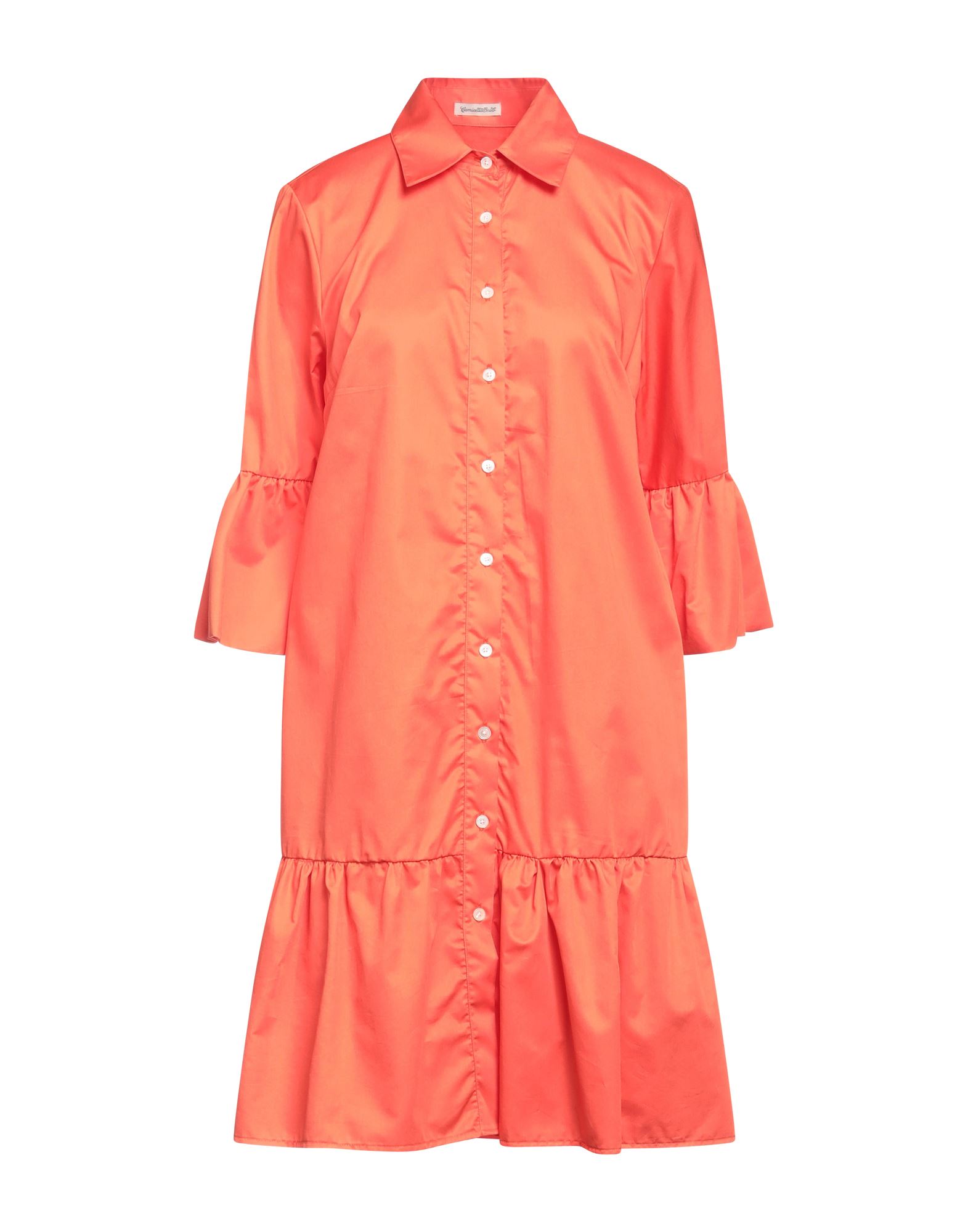 Camicettasnob Short Dresses In Orange